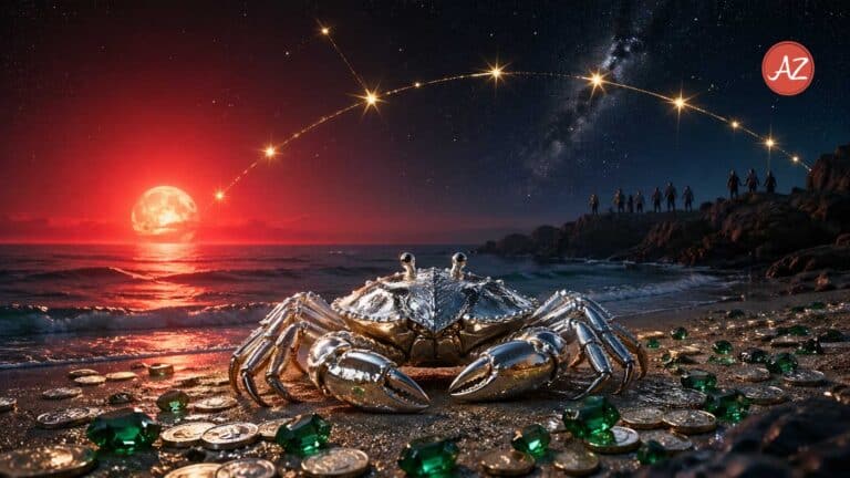 Cancer Monthly Horoscope May 2026 illustrating professional growth and social networking wealth