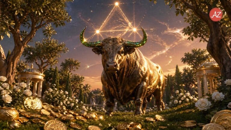 Taurus Monthly Horoscope May 2026 showing the 3-planet Stellium and themes of financial abundance.