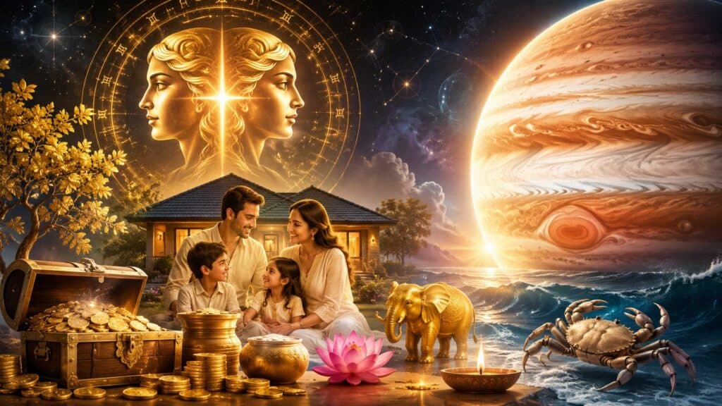 Jupiter Transit 2026 for Gemini: From Cash Inflow Blocks to an Absolute Wealth Surge