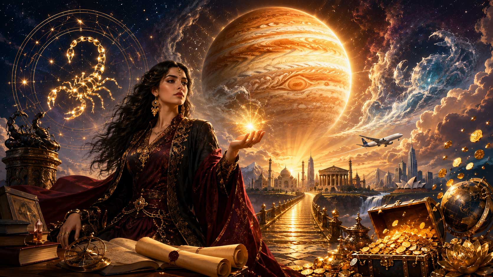 Jupiter Transit 2026 for Scorpio: From Intense Stagnation to Sudden Material Windfalls